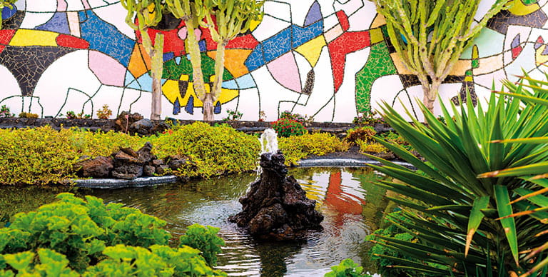 The Cesar Manrique Foundation garden, Lanzarote